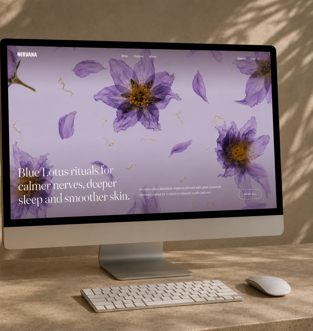 Nervana website design
