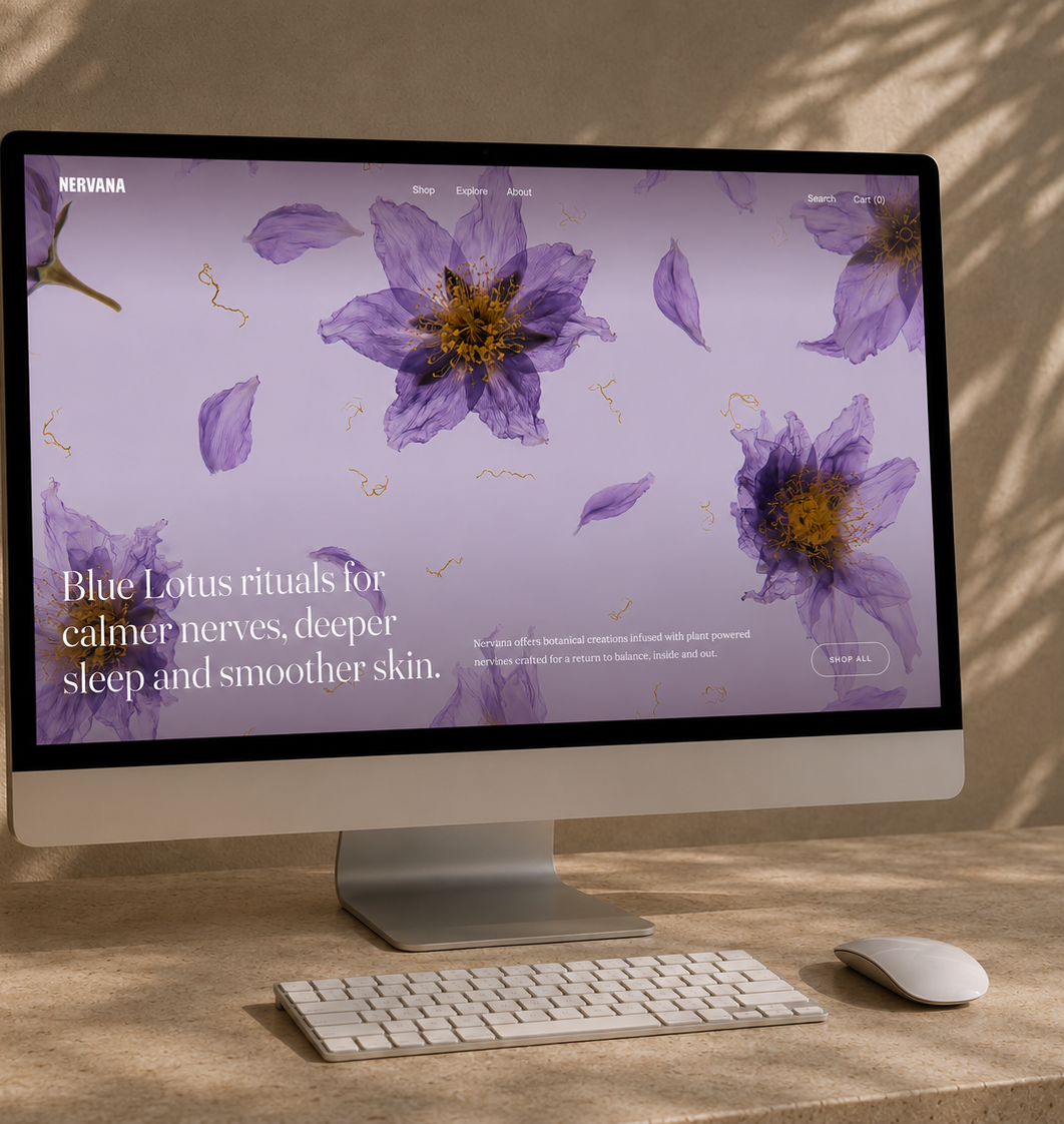 Nervana website design