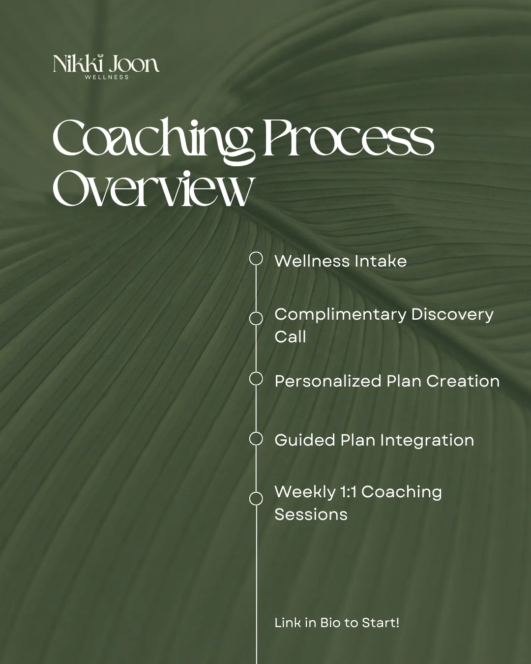 Nikki Joon coaching process graphic